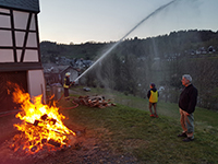 Maifeuer Feuerwehr Deesbach